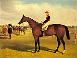 Herring, Paintings - Don John, The Winner of the 1838 St. Leger with William Scott Up by John Frederick Herring Snr